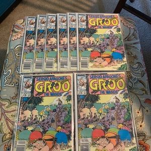 Lot of 8 comics: Sergio Aragonés Groo the Wanderer  #58 (Early 1990's Marvel).